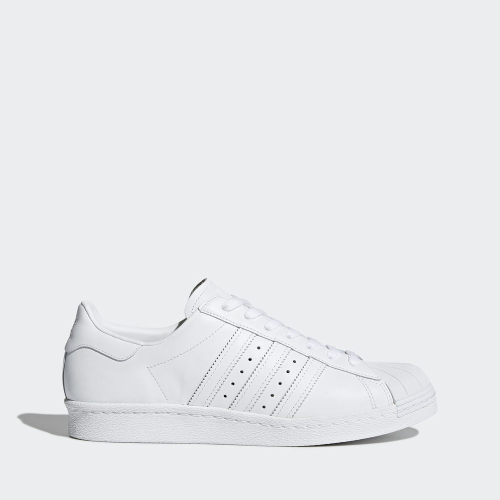 Adidas Superstar '80s - Originals ανδρικα - Ασπρα/Μαυρα,Μέγεθος: EU 36 – 54 2/3 (783VMRTO)